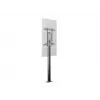 Multibrackets M Display Stand 180 Single nero con montaggio a pavimento