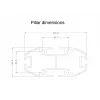 Multibrackets M Display Stand 180 Single nero con montaggio a pavimento