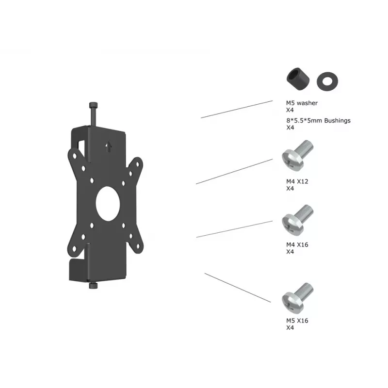 Multibrackets M Pro Series - supporto monitor fisso Pro 50/75/100