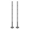 Multibrackets M Pro Series - Supporto soundbar XL, nero, acciaio, 15 kg, 165,1 cm (65