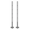 Multibrackets M Pro Series - Supporto soundbar XL, nero, acciaio, 15 kg, 165,1 cm (65