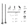 Multibrackets M Pro Series - Supporto soundbar XL, nero, acciaio, 15 kg, 165,1 cm (65