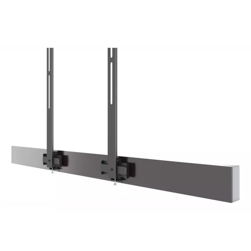 Multibrackets M Pro Series - Supporto soundbar XL, nero, acciaio, 15 kg, 165,1 cm (65