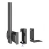 Multibrackets M Pro Series - Supporto soundbar XL, nero, acciaio, 15 kg, 165,1 cm (65