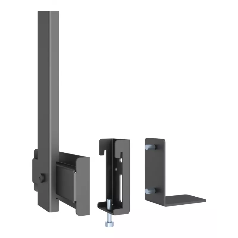 Multibrackets M Pro Series - Supporto soundbar XL, nero, acciaio, 15 kg, 165,1 cm (65
