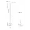 Multibrackets M Pro Series - Supporto soundbar XL, nero, acciaio, 15 kg, 165,1 cm (65