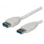 Nilox 0,8m USB3.0 Cavo USB USB 3.2 Gen 1 (3.1 Gen 1) USB A 4,8 Gbit/s bianco