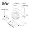 Music Sound Breeze Auricolari Bluetooth in-ear in stile capsula con custodia colorata