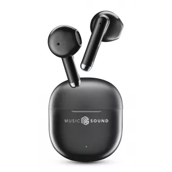 Music Sound Breeze Auricolari Bluetooth a capsula con custodia colorata