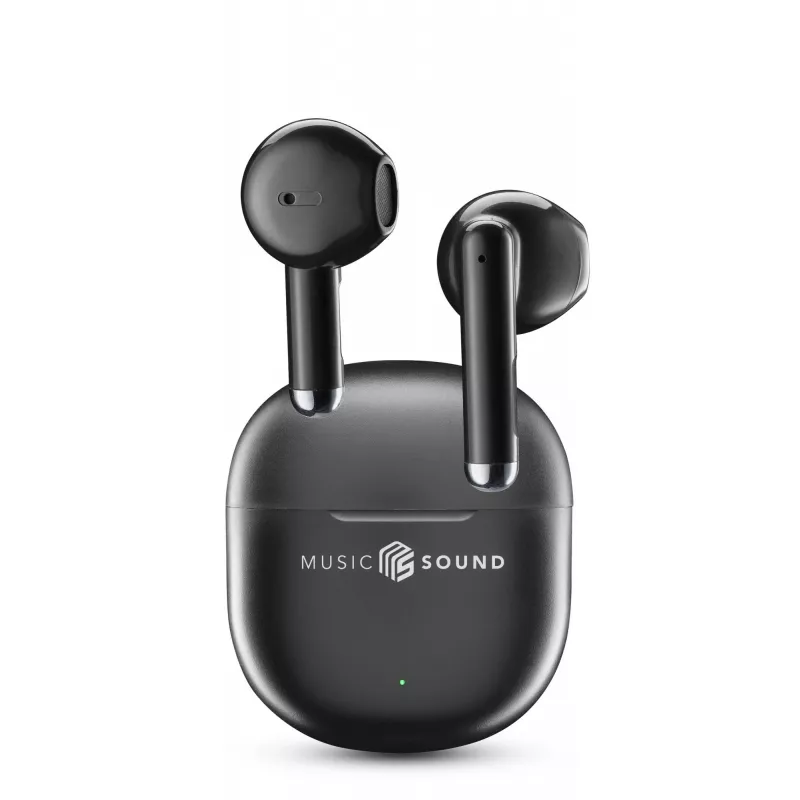 Music Sound Breeze Auricolari Bluetooth a capsula con custodia colorata