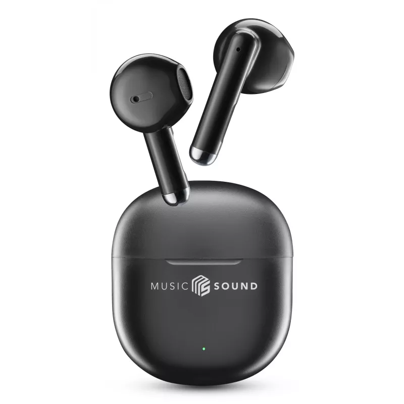 Music Sound Breeze Auricolari Bluetooth a capsula con custodia colorata