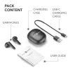 Music Sound Breeze Auricolari Bluetooth a capsula con custodia colorata