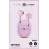 Music Sound Breeze Auricolari Bluetooth a capsula con custodia colorata