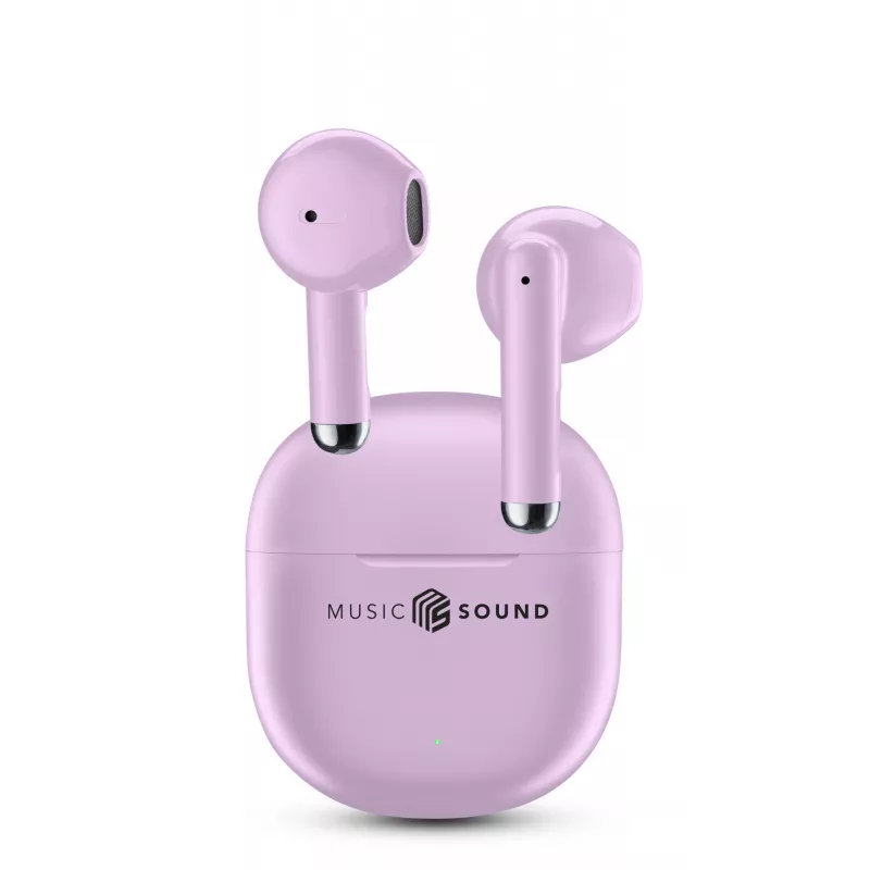Music Sound Breeze Auricolari Bluetooth a capsula con custodia colorata