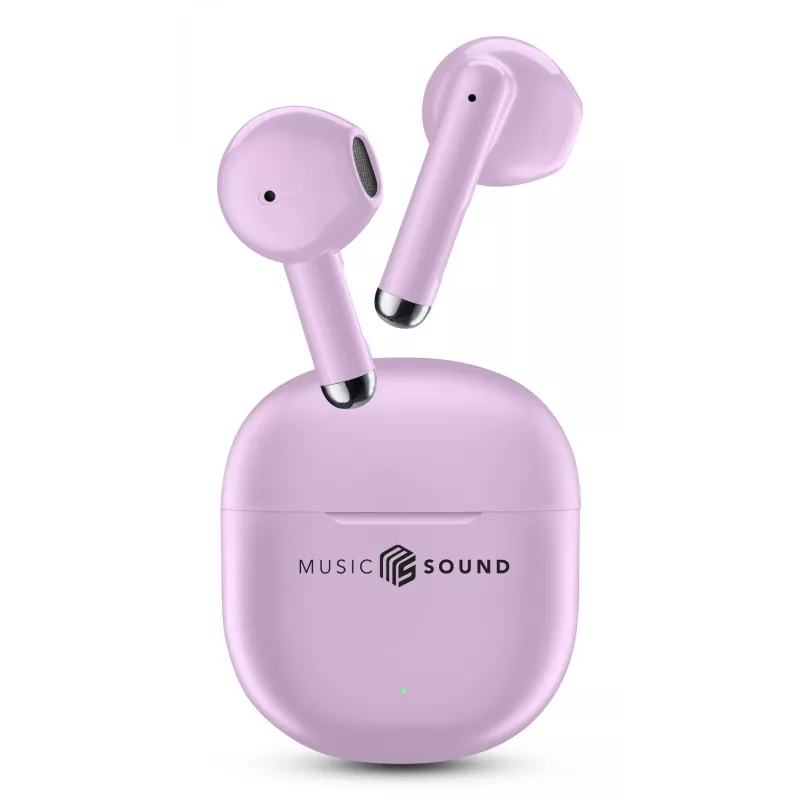 Music Sound Breeze Auricolari Bluetooth a capsula con custodia colorata