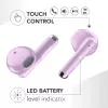 Music Sound Breeze Auricolari Bluetooth a capsula con custodia colorata