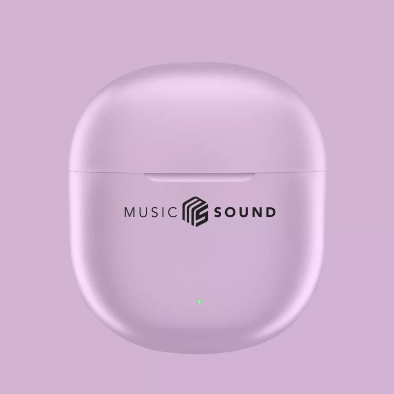 Music Sound Breeze Auricolari Bluetooth a capsula con custodia colorata