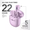 Music Sound Breeze Auricolari Bluetooth a capsula con custodia colorata