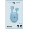 Music Sound Breeze Auricolari in-ear in stile capsula con custodia colorata