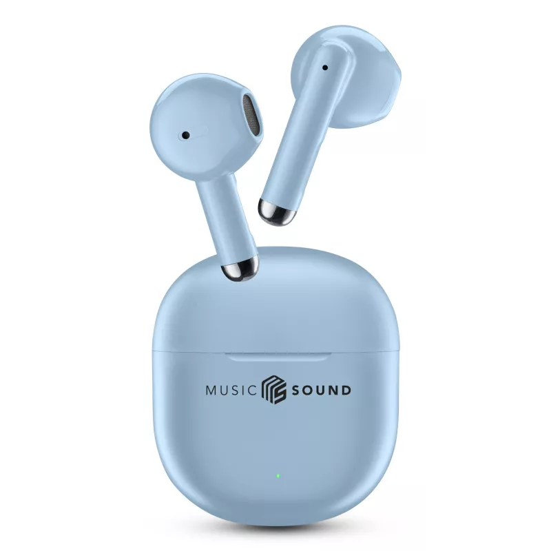 Music Sound Breeze Auricolari in-ear in stile capsula con custodia colorata