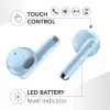 Music Sound Breeze Auricolari in-ear in stile capsula con custodia colorata