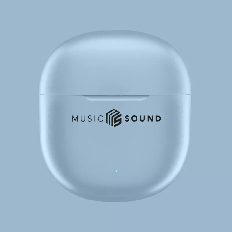 Music Sound Breeze Auricolari in-ear in stile capsula con custodia colorata
