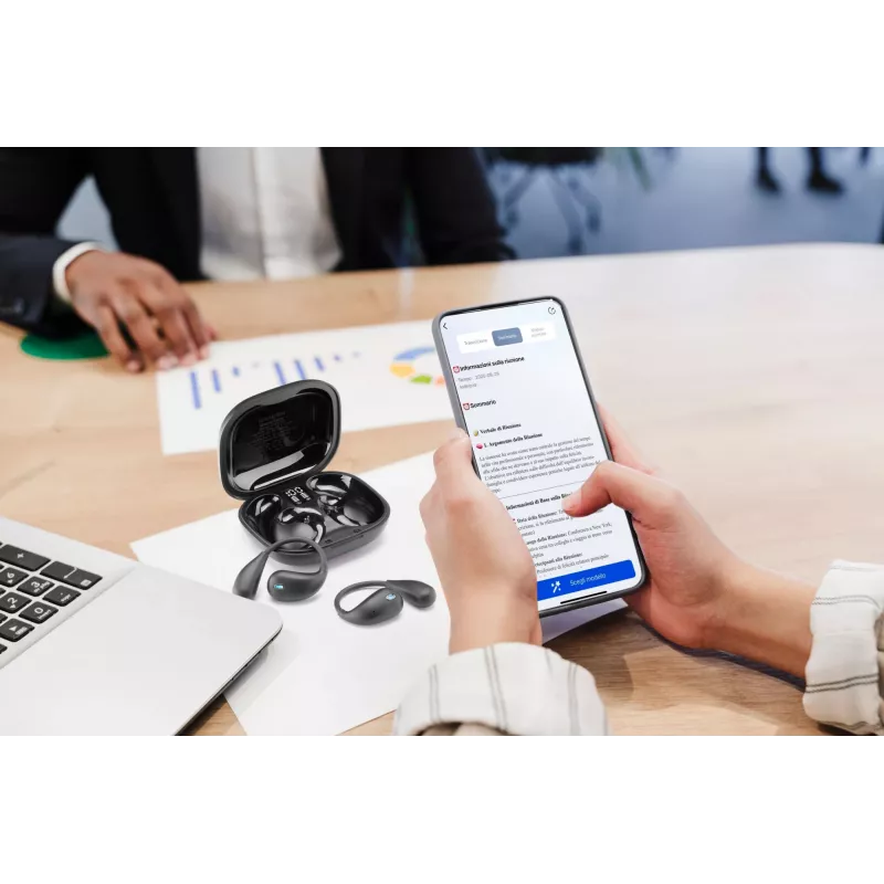 Cellularline Nebit – TWS Translator NEBIT TWS Auricolari con funzione di traduzione in tempo reale