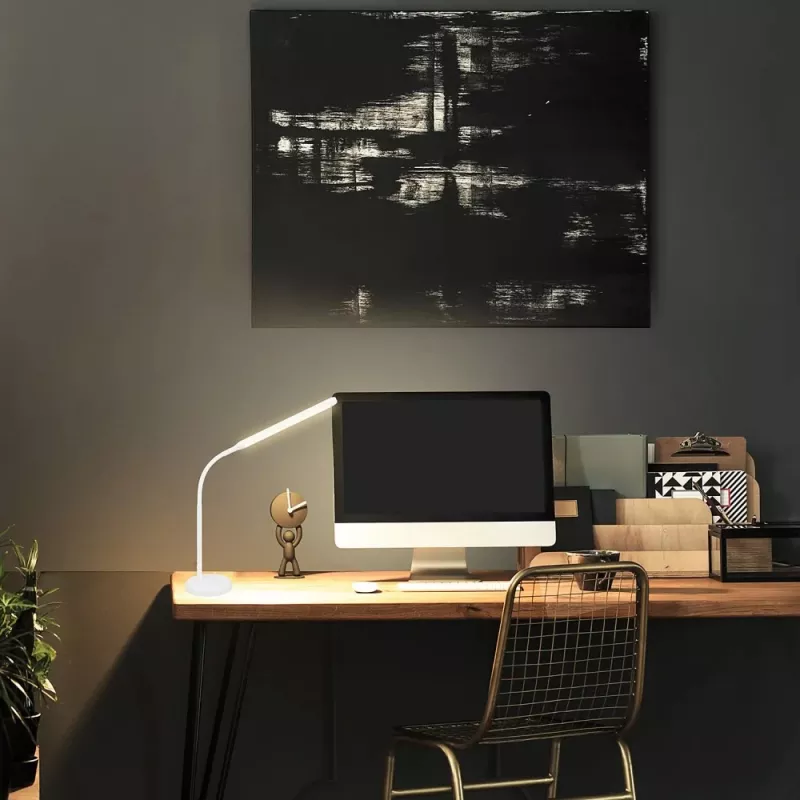 Techly I-LAMP-DSK10 Lampada da tavolo Sorgente non sostituibile 5,5 W LED G Bianco