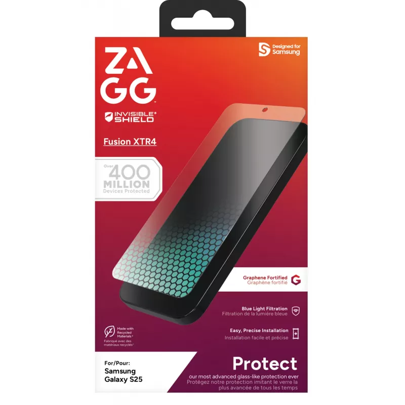 InvisibleShield Fusion XTR4 Samsung Galaxy S25 Display