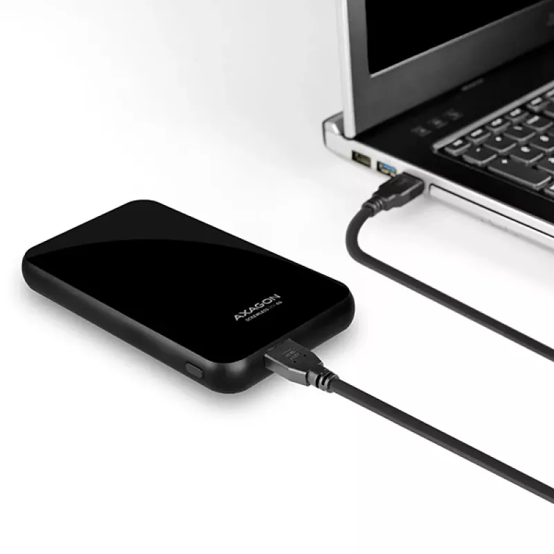 AXAGON EE25-S6B - case HDD / SSD - 2,5 pollici - SATA - Serial ATA II - Serial ATA III - 5 Gbit/s - connettività USB - nero