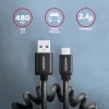 Axagon BUMM-AM10TB cavo USB USB 2.0 0,6 m Micro-USB B USB A 0,48 Gbit/s nero