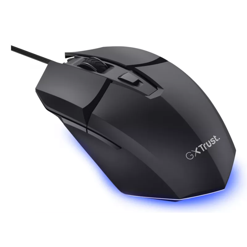 Trust GXT121 FELOX+ mouse gaming per destrimani USB Type-A ottico 10000 DPI