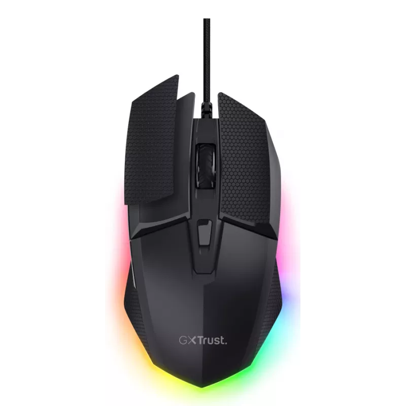 Trust GXT121 FELOX+ mouse gaming per destrimani USB Type-A ottico 10000 DPI