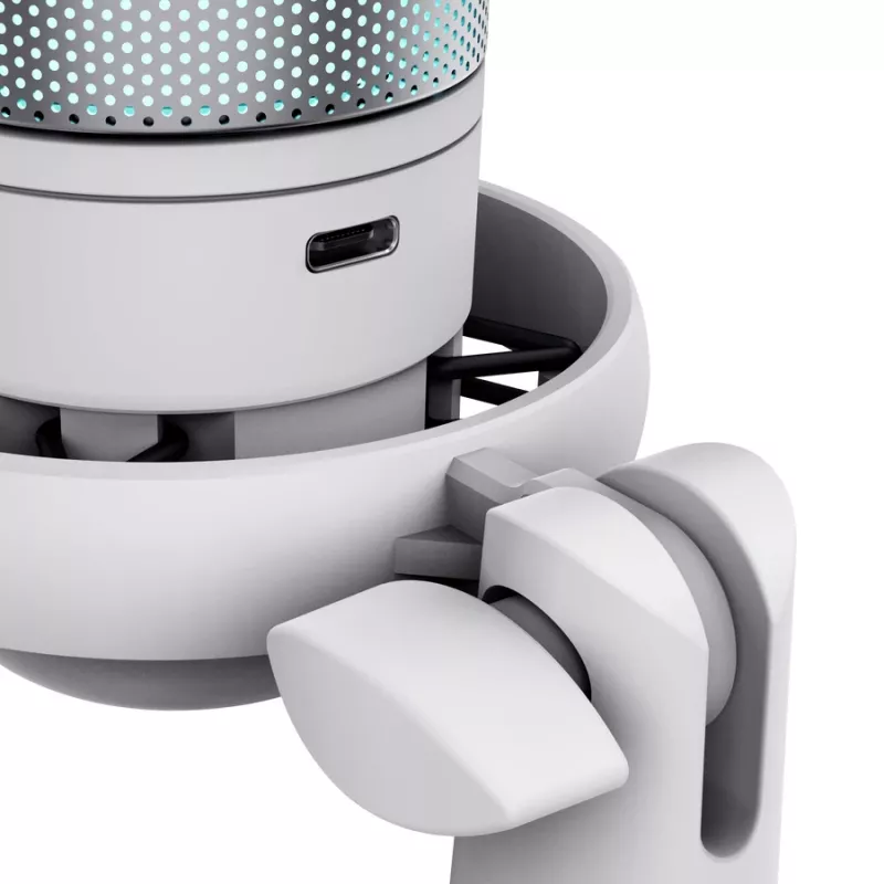 Trust GXT 238W Auron microfono per podcast grigio, bianco