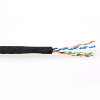 ACT cavo patch a trefoli CAT6 U/UTP nero 305 m, 305 m, Cat6, nero