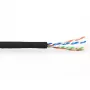 ACT cavo patch a trefoli CAT6 U/UTP nero 305 m, 305 m, Cat6, nero
