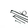 ACT fascetta per cavi - nero, lunghezza 100 mm, larghezza 2,5 mm, fascetta riutilizzabile, nylon, nero, -40 - 85 °C, 100 mm, 2,5 mm