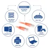 ACT arancione cavo patch U/UTP CAT6 con connettori RJ45 da 1 metro