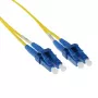 ACT Cavo patch in fibra ottica duplex LSZH monomodale 9/125 OS2 short-boot da 5 m con connettori LC