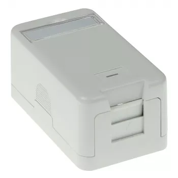 ACT Scatola keystone da parete 1 porta, bianco, 1 pezzo