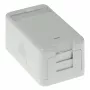 ACT Scatola keystone da parete 1 porta, bianco, 1 pezzo