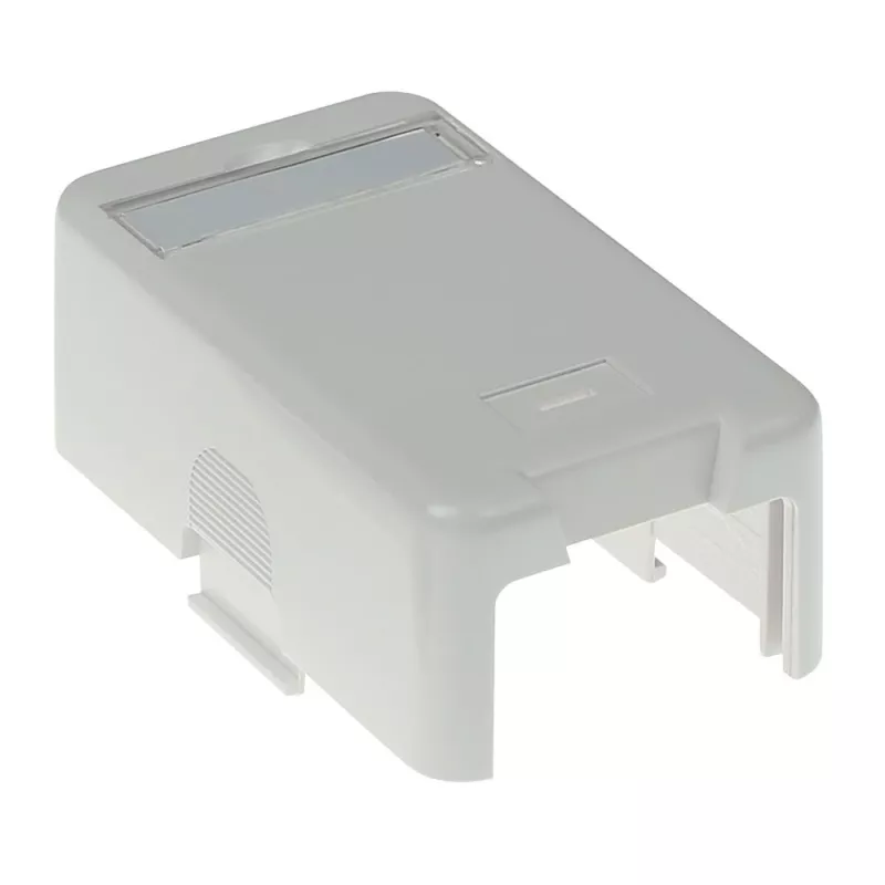 ACT Scatola keystone da parete 1 porta, bianco, 1 pezzo