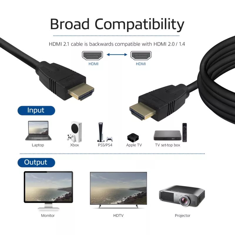 ACT Cavo HDMI 8K Ultra High Speed v2.1 da 2 metri connettore HDMI-A - connettore HDMI-A