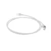 ACT Cavo patch slimline per data center LSZH U/FTP CAT6A bianco da 7 metri senza linguetta con connettori RJ45