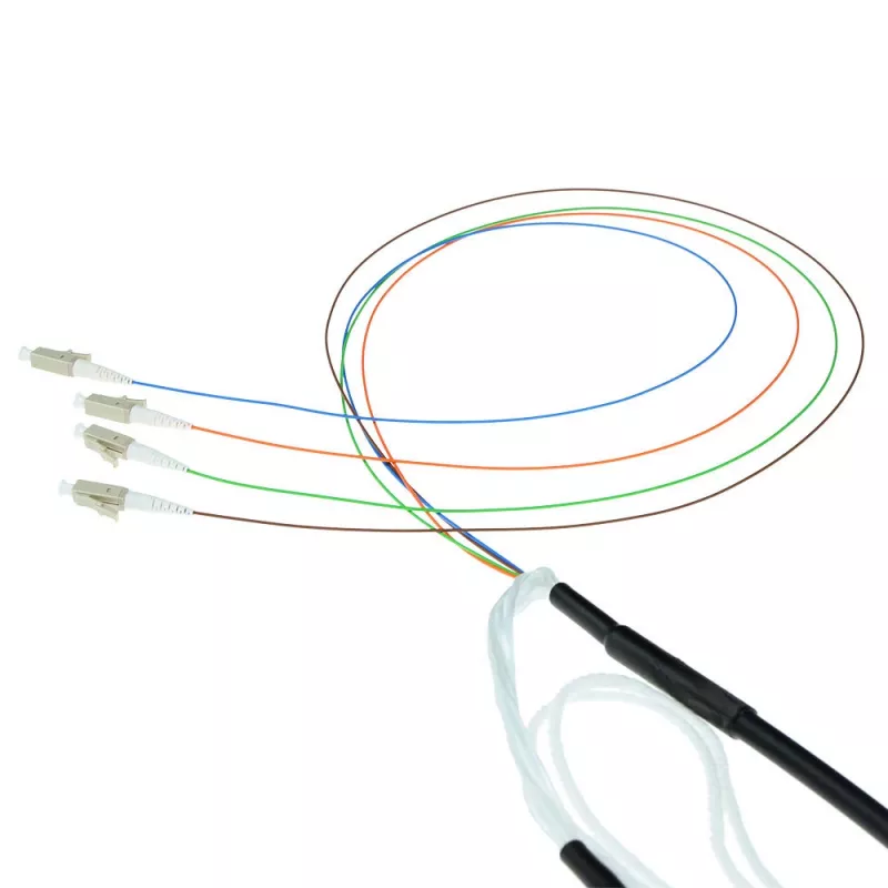 ACT Cavo multimodale 50/125 OM4 per interni/esterni 8 fibre da 100 metri con connettori LC
