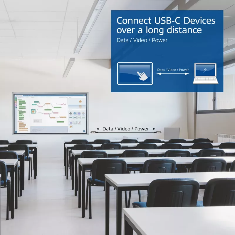 ACT Cavo di connessione ottico attivo (AOC) USB-C 3.2 Gen2, 5 m