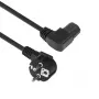 ACT cavo di alimentazione spina CEE7/7 (angolare) - C15 (angolare a sinistra) IEC60320 nero 2 m