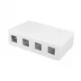 ACT placca keystone da parete vuota per 4 connettori femmina keystone