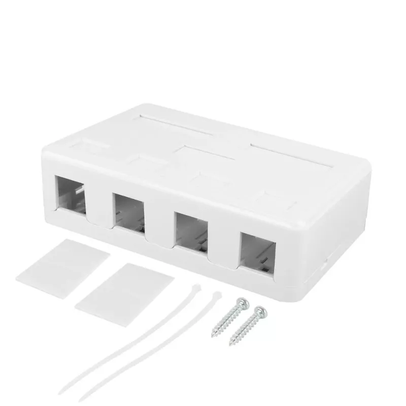 ACT placca keystone da parete vuota per 4 connettori femmina keystone