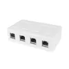ACT placca keystone da parete vuota per 4 connettori femmina keystone
